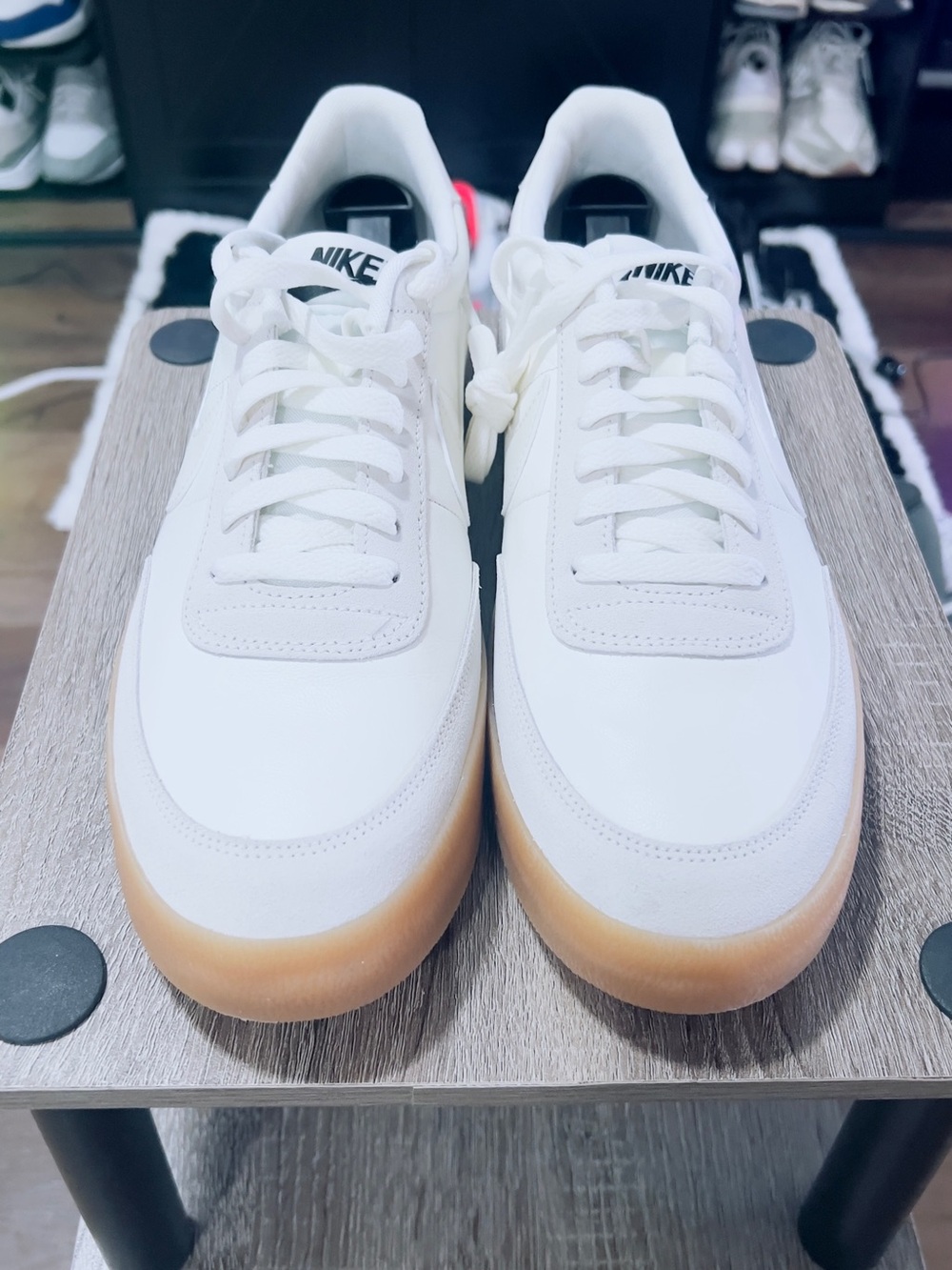 Nike Men’s Killshot 2 White Sneakers with Gum Sole
